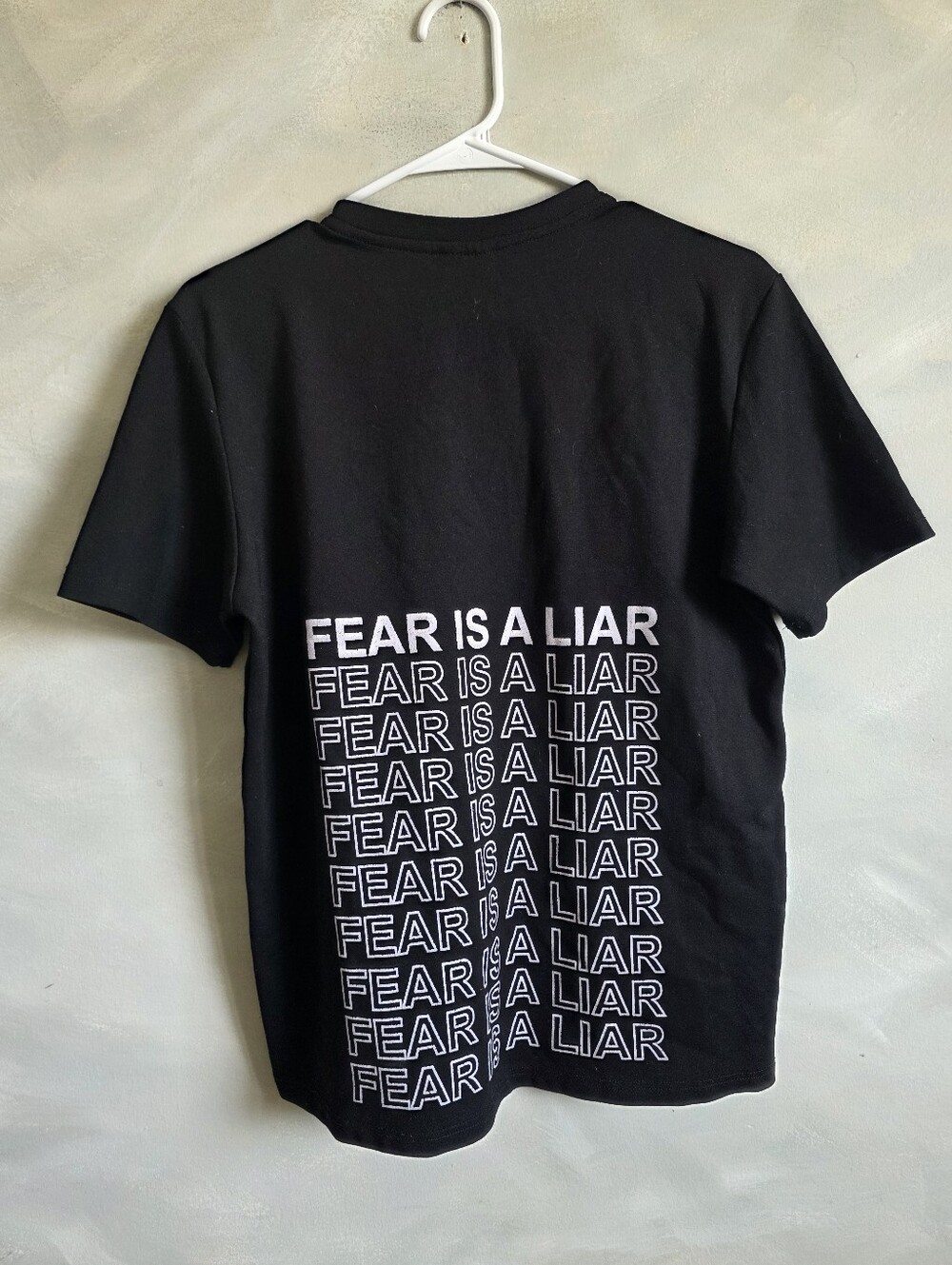 Seek Jesus "Fear Is a Liar" t-shirt Black
